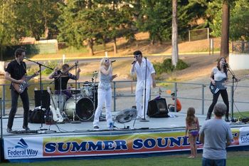 Sway at Federal Way Summer Concert Series 2013 (photography by Darin DiPietro)
