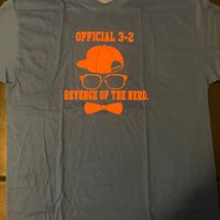 Revenge of the Nerd T-Shirt Blue/Orange Letters/Knicks