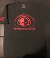 Men's Underground Celebrity Black T-Shirt/Red Letters