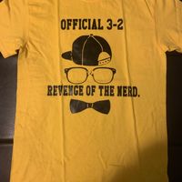 Revenge of the Nerd T-Shirt Yellow/Black Letters