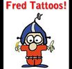 Fred Pinsocket Temporary Tattoos (4-Pack)