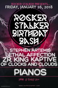 Zr. King LIVE @ Pianos (Rocker Stalker Birthtoberfest!)