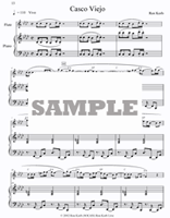 CASCO VIEJO (FLUTE AND PIANO SCORE)