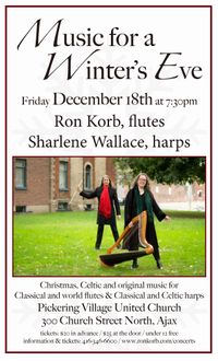 Music for a Winter's Eve- Flute and Harp Christmas Concert (Ajax)