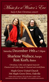 Music for a Winter's Eve- Harp and Flute Christmas Concert (Oakville)
