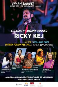 Ricky Kej Live in Concert | Surrey Fusion Festival