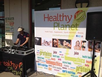 Grand opening for "Healthy Planet"
