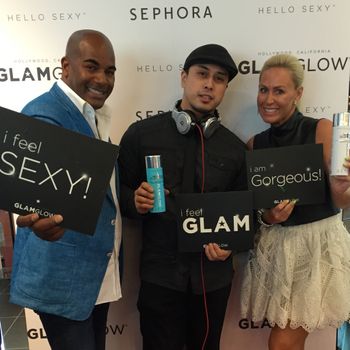 "Glamglow" event at Sephora Eaton centre with co-founders Shannon & Glenn
