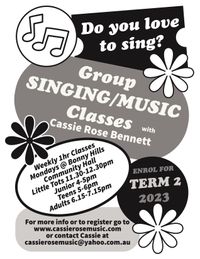 Group Singing/Music Class - Creative Kids Voucher