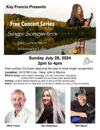 Kay Francis Free Concert Singer Songwriters on the Lake (part 4 of 6 free concerts)