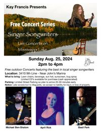 Kay Francis Free Concert Singer Songwriters on the Lake (part 6 of 6 free concerts)