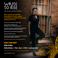 Write To Rise - Decolonising Songwriting Workshop