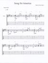 Song for America TABS/NOTATION