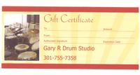 Four Music Lessons Gift Certificate