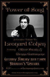 Tower of Song: a creative tribute to Leonard Cohen (featuring Glenna Garramone & Oliver Swain)