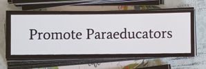 ´´Promote Paraeducators´´´Sticker