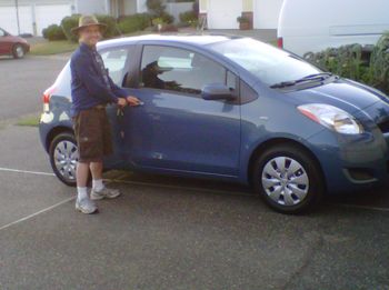 Me and my Yaris
