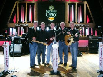 With Live Issue prior to the band's debut appearance at the Grand Ole Opry on Saturday 1st August 2009. Live Issue is the first band from Ireland ever to play at the Opry
