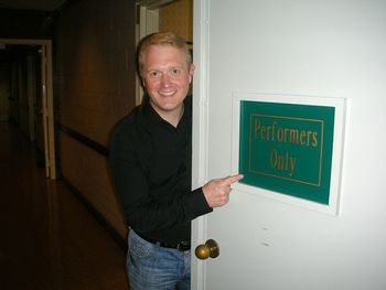 Backstage at the Opry
