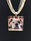 Glass Tile Photo Necklace