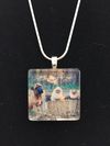 Glass Tile Photo Necklace