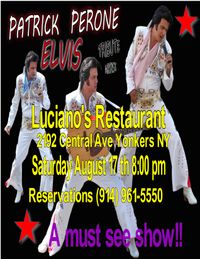 PATRICK PERONE ELVIS TRIBUTE ARTIST