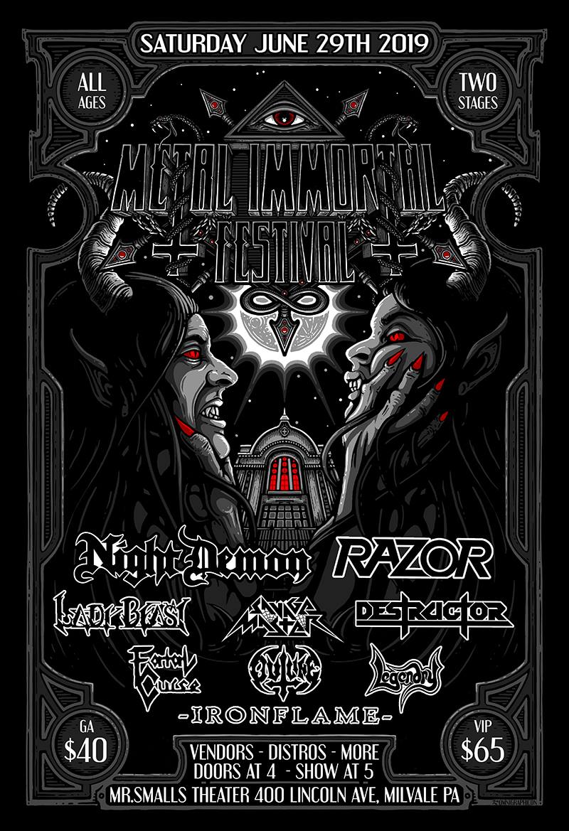 Night Demon confirmed to headline Metal Immortal Festival 2019. We