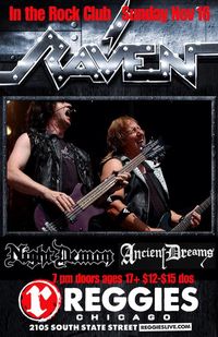 RAVEN's ExtermiNation America Tour 2014 with NIGHT DEMON