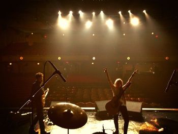 Soundcheck at the Arcada Theatre in St. Charles, IL March 2013
