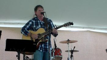 singing at Coot Williams Bluegrass Festival 2014
