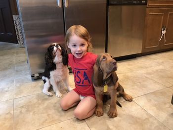 Blue Ribbon male with his new owner in Florida.  7/22/17
