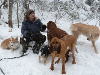 Rue enjoying her day with her home buddies 12/20/12

