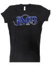 Black & Blue Lady's Babydoll T-Shirt