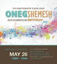 Oneg Shemesh BIRTHDAY Concert 