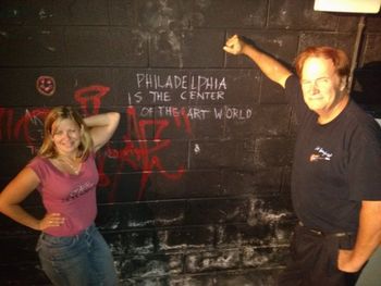 Rusty and I at Connie's Ric Rac - Sept. 2012
