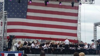 Performing with Tri-County Symhonic Band at Wiggins Park - 7/4/16
