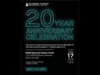 ROBERT HARPER TO ATTEND THE RECORDING ACADEMY WASHINGTON D.C. CHAPTER 20 YEAR ANNIVERSARY CELEBRATION.