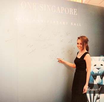 SereneKoong 龚芝怡_Singapore Association of Hong Kong 40th Anniversary SG50 Ball 2015
