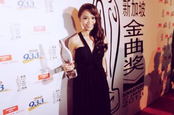 Serene Koong 龚芝怡 at Singapore Hit Awards 2013
