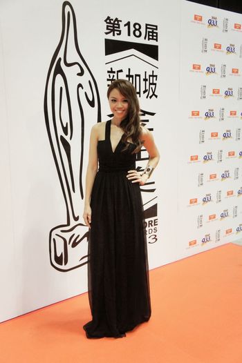 Serene Koong 龚芝怡 at Singapore Hit Awards 2013
