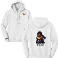 Be The Light White Hoodie