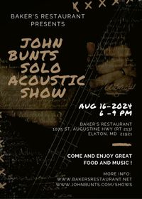 John Bunts - Acoustic Show