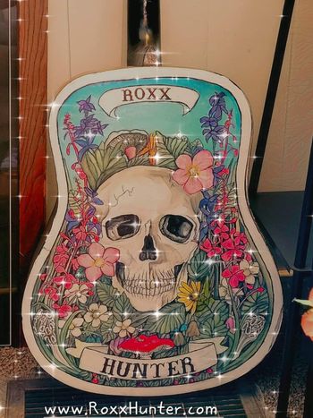 Cool Custom Guitar Art from Maegan Garrett Art...
