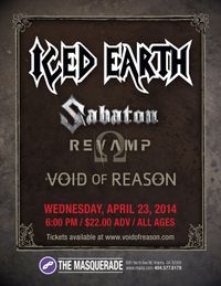 Void of Reason with Iced Earth/Sabaton/Revamp