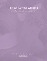 The Greatest Wonder Sheet Music