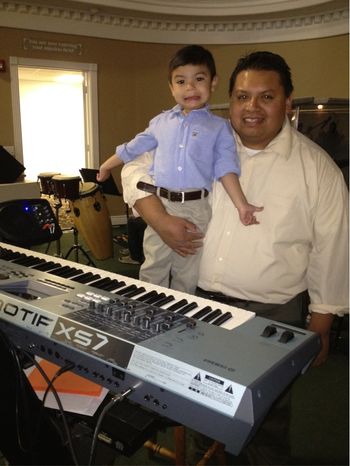 BEN AND MYSELF AT OUR HOME CHURCH...A FEW YEARS BACK
