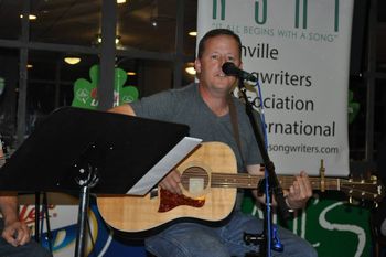 Robert Cossey performing at Khalil's.
