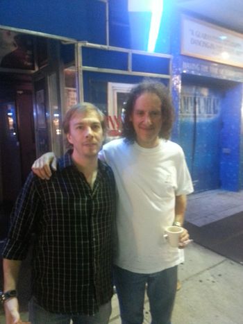 Dave with guitar virtuoso Scott Henderson
