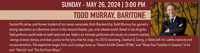 Todd Murray Bass Baritone sings pop favorites from the 1930's to present. 