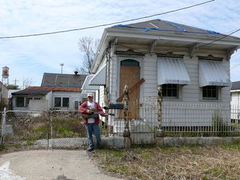 We call this "Katrina Bud." Shot in 2009 in front of what's left of a Katrina ravaged house--many of which are still in this shape in New Orleans even now.
